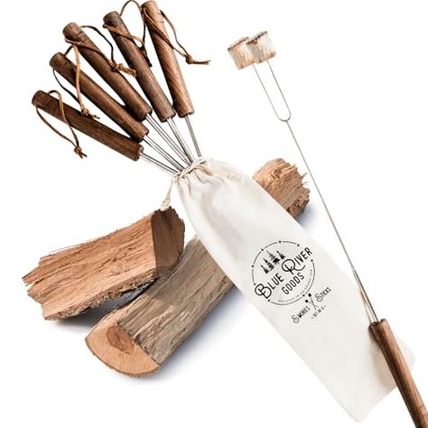 Smore Sticks, Smores Sticks, Smores Station, Marshmallow Roasting, Marshmallow Sticks, Marshmallow Roasting Sticks, Fire Pit Accessories, Broken Bow, Fire Cooking