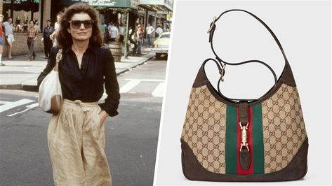 Iconic handbags and the women who inspired them Iconic Handbags, Casual Attire For Women, Inspired Handbags, Leather Hobo Handbags, O Bag, Handbag Outfit, Jackie O, Hobo Bags, Iconic Bags