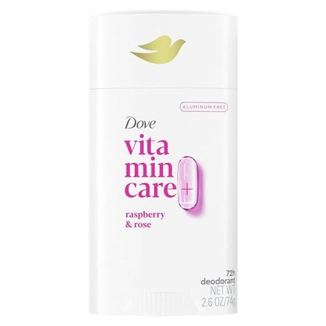 Limited-time deal: Dove VitaminCare+ Aluminum Free Deodorant Stick Raspberry & Rose for 72H Odor Protection Breathable Deodorant for Women 2.6 oz Dove Strawberry Deodorant, Dove Deodorant Rose, Pink Deodorant, Mini Deodorant Dove, Dove Deodorant Roll On, Dove Deodorant, Deodorant For Women, Aluminum Free Deodorant, Antiperspirant Deodorant