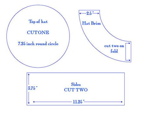 hat pattern | Mo | Flickr Rain Hat Pattern, Bucket Hat Pattern Free, Scrub Hat Patterns, Pola Topi, Hat Template, Bucket Hat Pattern, Sewing Hats, Nancy Doll, Bonnet Pattern