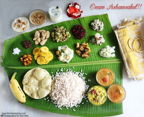 Onam Sadya Recipes Last year I posted the full Onam Sadya Menu.As I am already exhausted cooking,clicking for festivals from august,I thought will skip sadya lunch this year only then I remembered last year he enjoyed the sadya and asked if I could make it often,which is very rare in his case so felt determined...Read More » Sadya Kerala, Sadya Recipes, Indian Wedding Food, Onam Sadya, Onam Sadhya, Cooking Challenge, Kerala Food, Course Meal, South Indian Food