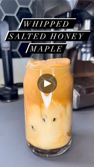 1.1K reactions · 248 shares | WHIPPED SALTED HONEY MAPLE. I saw @foodieeshh make a latte version of this and I wanted to make a whipped version of it! I’m still a sucker for easy to make whipped coffees, especially on Mondays! 

Recipe:
🍁 add 2 tbsp instant coffee to a glass
🍁 add 1tbps of honey and maple syrup 
🍁 add pinch of salt
🍁 add water to cover the ingredients about 6tbps
🍁 use hand frother to mix 
🍁 add ice and milk! 

Follow me for more coffee, tea, and drink recipes! 

——————
#coffee #coffeelover #icedlatte #whippedcoffee #coffeerecipes | Home Barista | At home coffee & recipes | daniel.mp3 · aero Coffee Cream, Instant Coffee, Iced Latte, Fall Treats, I Saw, Coffee Recipes, Coffee Bar, Iced Coffee, Coffee Drinks