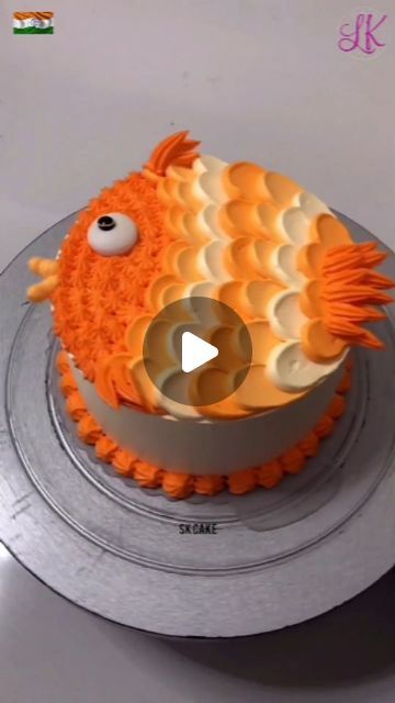 SK Cakes on Instagram: "Fish shape cake tutorial" Fish Scale Cake, Diy Fish Cake, Fish Shaped Cake, Birthday Cake Fish, Simple Fish Cake Birthday, Cake With Fish Decoration, Fish Shaped Cake Birthdays, Fish Birthday Cake, Fish Cake Birthday