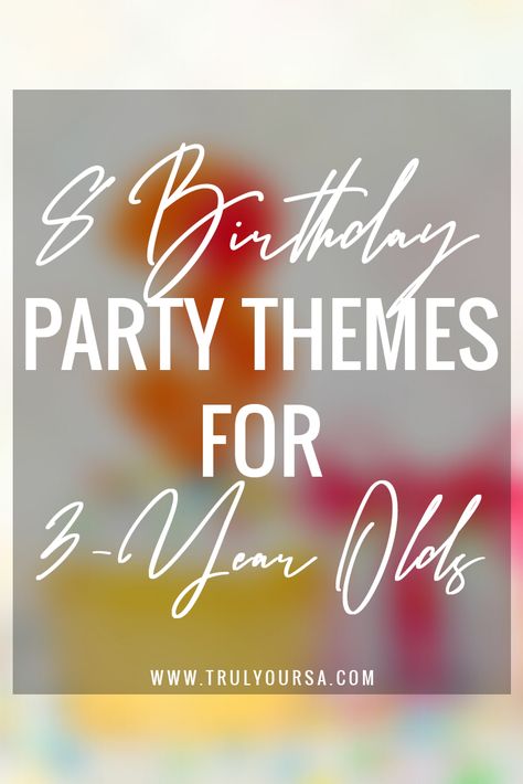 8 Birthday Party Themes for 3-Year Olds - Truly Yours, A. 3 Year Birthday Ideas, Third Year Down Birthday, Boy Three Year Old Birthday Ideas, 3rd Birthday Themes Boy, Twins 3rd Birthday Ideas, 3 Yr Birthday Party Ideas Boy, 3 Themed Birthday Party, 3 Yr Birthday Party Ideas, Three Year Old Boy Birthday Theme