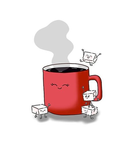 Sugar Cube Tattoo, Cube Tattoo, Sugar Cubes, Cup Of Coffee, I Tattoo, To Draw, Coffee Cups, The Day, Humor