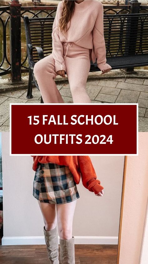 Get prepared for the upcoming school year in 2024 with a touch of style. Explore a variety of autumn outfits that seamlessly blend fashion and functionality, ideal for both classroom sessions and campus strolls. Our carefully selected wardrobe essentials offer chic yet comfortable options perfect for the fall season. Embrace the beauty of changing leaves and crisp air while staying on top of your academic game with our trendy outfit suggestions. Stay fashionable and focused with our curated fall Fall School Outfits, Outfit Suggestions, Athleisure Chic, Boots Outfit Ankle, Fall School, Fall Outfits For School, Changing Leaves, Crisp Air, School Season