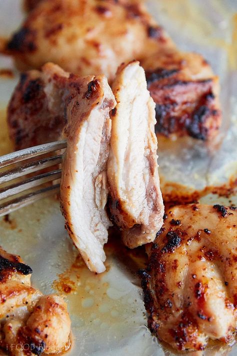 Broiled Chicken Thighs, Chicken Thighs In Oven, Broiled Chicken, Grilled Chicken Thighs, Chicken Easy, Boneless Skinless Chicken Thighs, Boneless Chicken Thighs, Recipes Chicken, Boneless Chicken