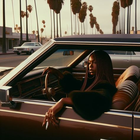 Car Photoshoot Black Woman, Old School Car Photoshoot, Photoshoot Inspiration Creative, Personal Rebrand, Vacay Aesthetic, Elysian Park, Vegas Aesthetic, Car Shoot, Camera Ideas