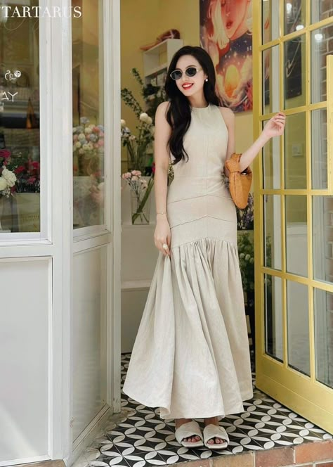 Classy Modest Fashion, Old Money Ootd, Knee Length Dresses Casual, Elegant Summer Outfits, Modest Girly Outfits, Smart Casual Dress, Bollywood Outfits, Stunning Outfits, Fashion Dresses Casual