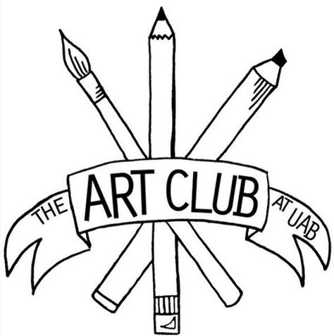 Art club Art Club Logo Design, Art Club Shirts Design, Art Club Logo Ideas, Art Club Poster, Art Club Logo, Art Shop Logo, Art History Activities, Art Club Projects, Club Table