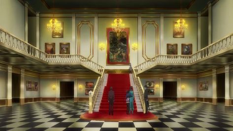 Phantomhive Manor, Manor Aesthetic, Butler Aesthetic, Ciel Black Butler, Black Butler Wallpaper, Manor Floor Plan, Manor Interior, Book Of Circus, Trajes Kylie Jenner