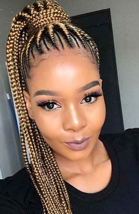 Goddess Braid Ponytail, Ghana Braid Styles, Ghana Braids Hairstyles, Sleek Braided Ponytail, Latest Hair Braids, Cornrows Natural Hair, Cornrow Ponytail, The Trend Spotter, Braid Ponytail