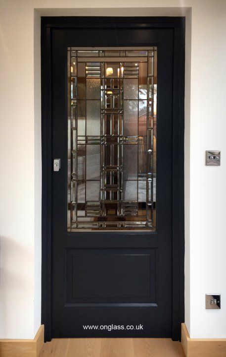 Creative Torbay / directory / On Glass.co.uk / Stained glass, bevelled windows & doors, beveled etched designs. Front Doors Uk, Charles Rennie Mackintosh, Rennie Mackintosh, House Front Door, Wood Shutters, Etched Designs, Windows Doors, Beveled Glass, Front Doors