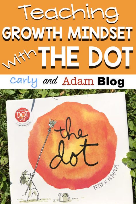 How to Teach Growth Mindset with The Dot Growth Mindset Game, Growth Mindset Lesson Plans, Growth Mindset Lessons, Good At Math, Growth Mindset Book, Growth Mindset Resources, Growth Mindset For Kids, The Dot Book, Teaching Growth Mindset