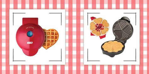 heart shaped waffle makers Heart Shaped Waffle, Heart Shaped Waffle Maker, Bacon Dishes, Fluffy Waffles, Belgian Waffle Maker, Bacon Egg And Cheese, Egg And Cheese, George Foreman, Cooking For A Crowd