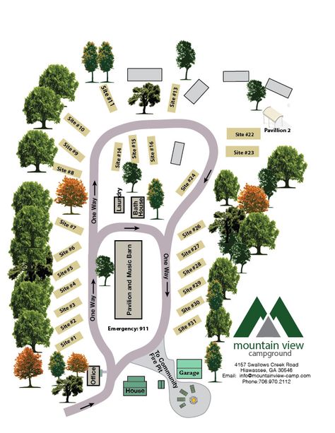 Campground Map Design, Rv Parks Design, Mountain Resort Design Plan Layout, Camping Ground Layout, Rv Campground Setup, Small Campground Layout, Rv Camp Ground Ideas, Cabin Campground Layout, Building Your Own Campground