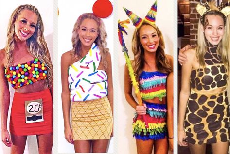 Ice Cream Cone Costume Women, Ice Cream Costume Women, Work Costumes, Ice Cream Costume, Funny Group Halloween Costumes, Candyland Theme, Fun Costumes, Food Costumes, Duo Halloween Costumes