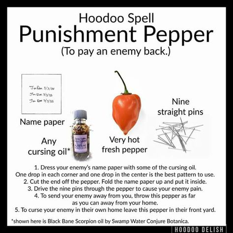 Enemy Spell, Hoodoo Conjure Rootwork, Hoodoo Rootwork, Hoodoo Magic, Curse Spells, Hoodoo Conjure, Hoodoo Spells, Banishing Spell, Revenge Spells