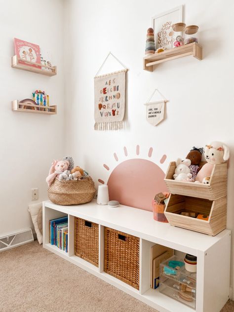 Taya's Boho Flower Child Toddler Room Updates | Toddler Girl Room | Toddler Room | Toddler Room Decor | Kids Decor | Bohemian Kids Decor | Flower Child | Retro Room Decor Kids Rooms Inspo, Baby Playroom, Toddler Bedroom Girl, Toddler Girl Room, Toddler Room Decor, Girl Nursery Room, Baby Room Inspiration, Nursery Room Inspiration