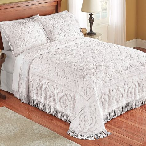 Red Barrel Studio® Pana Standard Cotton Coverlet / Bedspread & Reviews | Wayfair Twin Bedspreads, Queen Bedspread, Purple Bedding, Chenille Bedspread, Trellis Design, Collections Etc, Bedding Stores, Full Bed, Beautiful Bedding