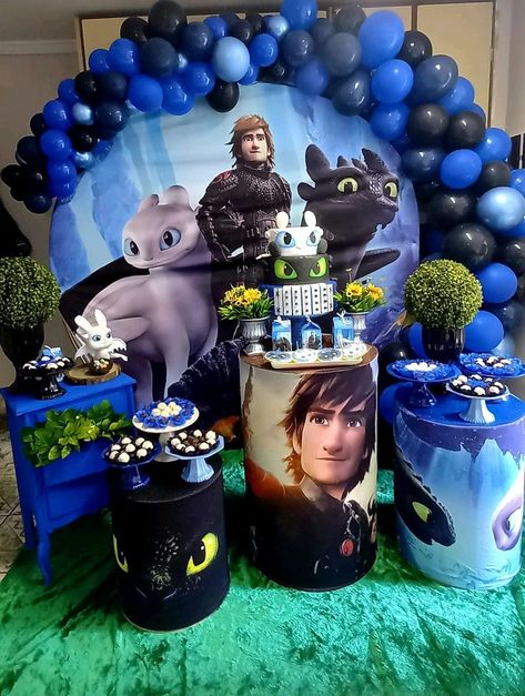 How To Train Your Dragon Party, Dragon Birthday Theme, 30th Birthday Background, Toothless Party, Birthday Dragon, Star Backdrop, Dragon Birthday Party, Rockstar Birthday Party, Boys Birthday Party Decorations