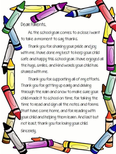 Letter To Students, Elementary Classroom Decor, Preschool Class, 3rd Grade Classroom, Letter To Parents, Preschool Graduation, Kindergarten Graduation, End Of School Year, Preschool Lessons