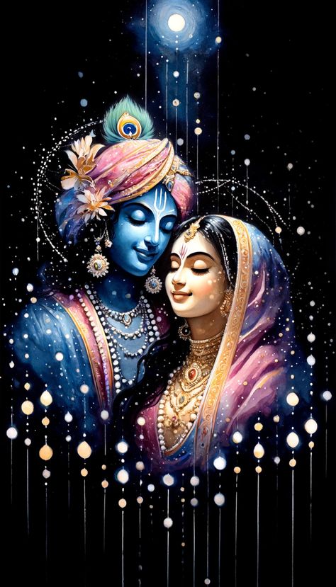 Radha Krishna Love Painting, Anbe Sivam, Radha Krishna Art Beautiful, Unique Radha Krishna Images, Painting God, Mahadev Parvati, Photos Of Ganesha, Shri Hari, रा�धे राधे