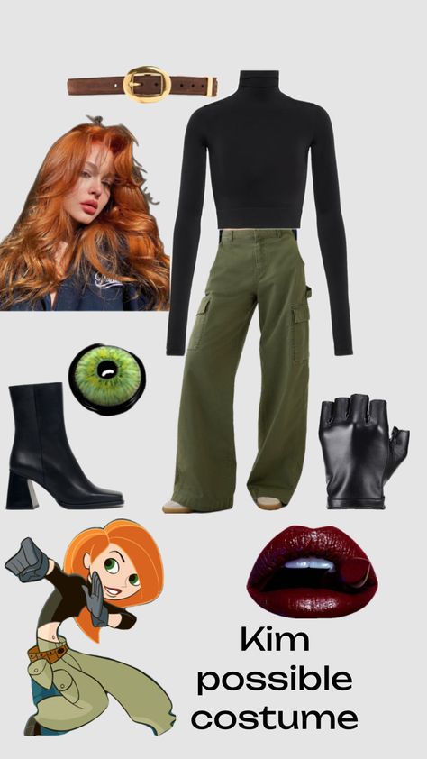 Kim possible costume Kim Possible Halloween Costume, Kim Possible Costume, Kim Possible, Halloween Costumes Makeup, Costume Makeup, Cute Tattoos, Halloween Outfits, Halloween Makeup, Halloween Party