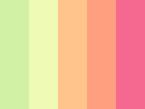 Lemon Color Palette, Flat Color Palette, Lemon Color, Cool Color Palette, Color Palette Challenge, Color Schemes Colour Palettes, Palette Art, Color Palette Pink, Green Colour Palette