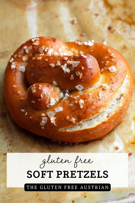 The perfect gluten-free soft pretzels are golden brown topped with a soft, bready interior and of course chewy. Serve those gluten-free pretzels on their own or dunked in your favorite mustard or cheese sauce Gluten Free Soft Pretzel Recipe, Gluten Free Soft Pretzels, German Pretzels, Healthy Breads, Df Recipes, Yule Celebration, Pretzel Recipe, Soft Pretzel Recipe, Gluten Free Pretzels