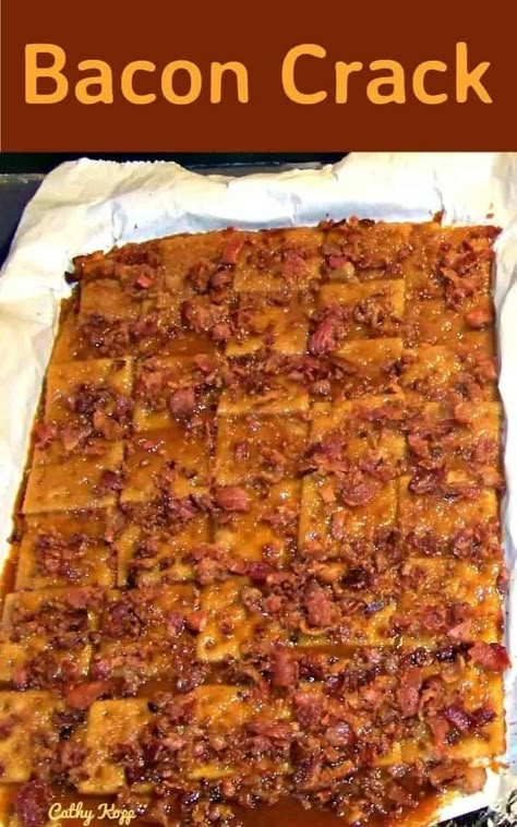 Saltine Cracker Candy, Bacon Cracker, The Kitchen Is My Playground, Saltine Cracker, Cracker Candy, Football Party Foods, Bacon Appetizers, Football Party Food, Tailgating Recipes