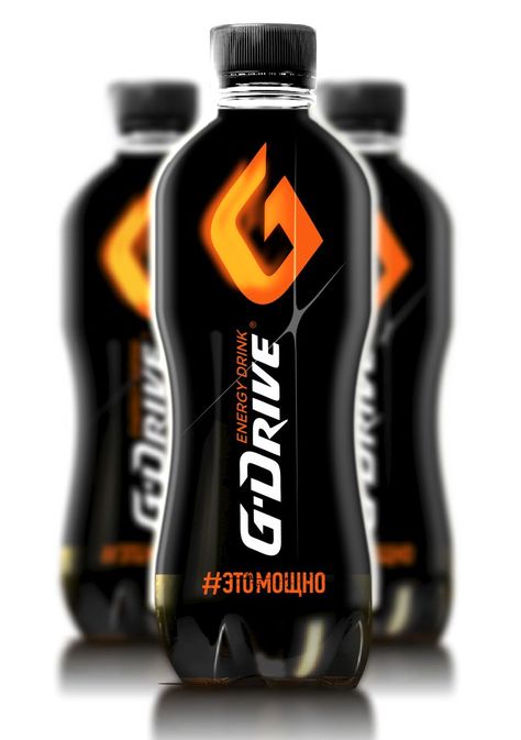 G-Drive. Energy Drink. Package design. Competitive work. Concept Sports Drink Packaging, Energy Drink Design, Energy Drinks Packaging, High Protein Drinks, Plastic Bottle Design, Sport Drink, Drinks Packaging, Functional Beverage, Drinks Packaging Design