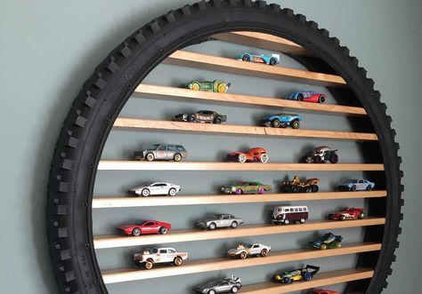 Genius Shoe Hanging Rack for Messy Kids (and Adults) Hot Wheels Shelf, Hot Wheels Cars Display, Matchbox Cars Display, Toy Car Display, Hot Wheels Storage, Hot Wheels Room, Toy Car Storage, Tire Storage, Hot Wheels Display