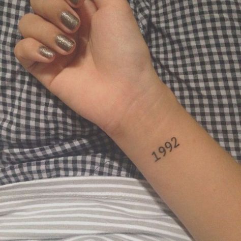 30th Birthday Tattoo Ideas, 1992 Tattoo, Birthday Tattoo, 30 Birthday Cake, Name Tattoos, S Tattoo, Tattoo Inspo, 30th Birthday, Jesus Fish Tattoo