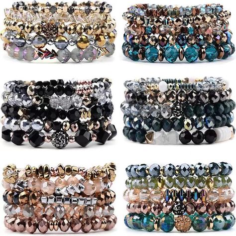 Crystal bracelets aesthetic