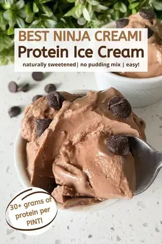 Best Chocolate Ninja Creami Protein Ice Cream (Easy + 30g Protein!) Ninja Creamy Chocolate Protein Ice Cream, Chocolate Creami Protein, Ninja Creami With Fairlife Chocolate Milk, Ghost Protein Ninja Creami, Chocolate Protein Creami Recipes, Ninja Creami Chocolate Protein Ice Cream, Nijia Creami Protein Ice Cream, Ninja Creami Recipes Fairlife Protein, Protein Powder Ninja Creami