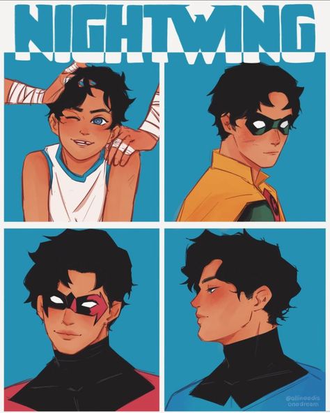 Nightwing Batman, Robin Comics, Batfamily Funny, Robin Dc, Univers Dc, Bat Boys, Arte Dc Comics, Dc Comics Superheroes, Dc Comics Artwork