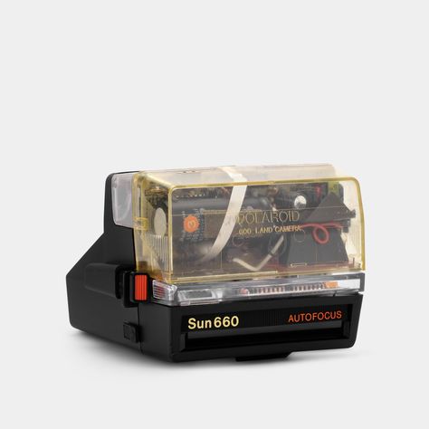 Polaroid 600 Rare Demo Sun660 Autofocus Clear & Black Instant Film Cam Little Mix Photoshoot, Film Cam, Disposable Film Camera, Film Camera Photography, Polaroid 600, Instax Film, Retro Tech, All Video Games, Retro Gadgets