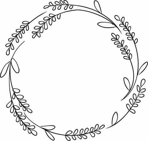 Embroidery Patterns Free Printables Pdf, Easy Embroidery Patterns Free Templates, Embroidery Templates Free Printable, Embroidery Flowers Pattern Templates, Floral Wreath Embroidery, Drawing Embroidery, Tshirt Embroidery, Bracelet Embroidery, Embroidery Animals