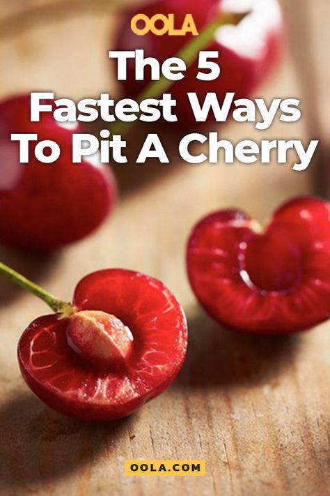 Bing Cherries Recipes, Cherry Pitting Hack, Cherry Pitter Tool, Pitted Cherry Recipes, What To Do With Cherries, How To Pit Cherries Easily, How To Pit Cherries, Sour Cherry Recipes, Fresh Cherry Recipes