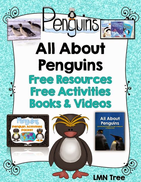 Penguins Kindergarten, Penguin Unit, All About Penguins, Penguin Activities, January Classroom, Penguin Theme, January Activities, 1st Grade Science, Winter Classroom