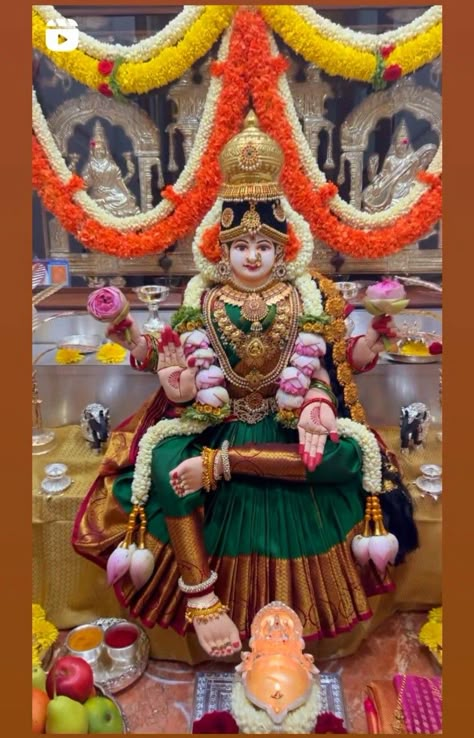 Varamahalakshmi Festival Decoration, Varamahalaxmi Pooja Decoration, Lakshmi Decoration Ideas, Vara Lakshmi Pooja Decoration, Lakshmi Pooja Decoration Ideas, Varamahalakshmi Decoration Ideas, Varalakshmi Vratham Decoration, Varalakshmi Decoration, Varalaxmi Pooja Decoration