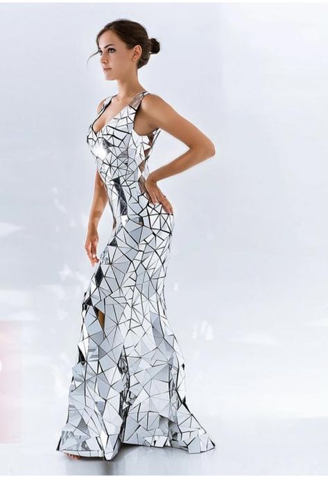 Silver ball dress