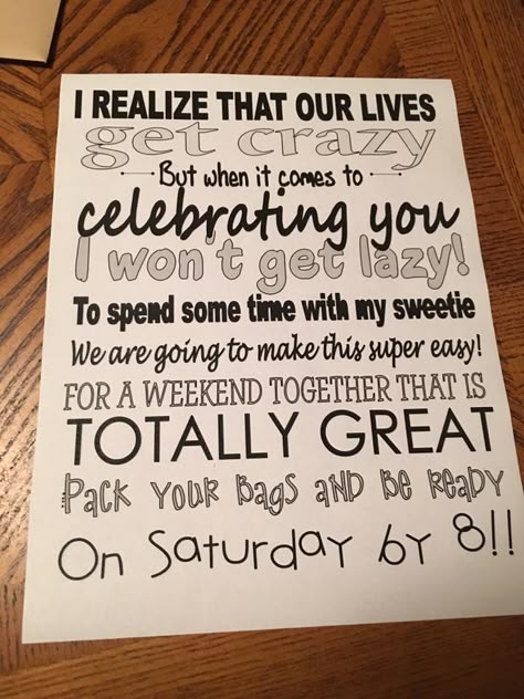 Surprise Mike with a trip! Surprise Getaway Reveal Gift Ideas, Trip Reveal Ideas, Surprise Vacation Reveal, Surprise Birthday Trip, Surprise Trip Reveal, Suprise Birthday, Surprise Vacation, Surprise Gifts For Him, Surprise Boyfriend