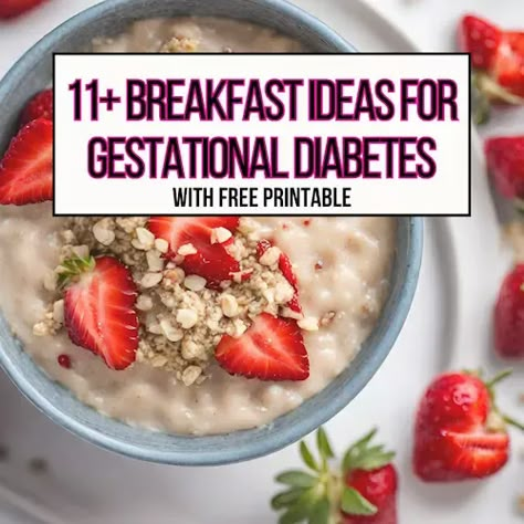 Low Carb Breakfast For Diabetics, Grab And Go Breakfast For Diabetics, Gestational Diet Breakfast, Meals For Pregnant Diabetics, Gestational Pregnancy Breakfast Ideas, Breakfast For Gestational Diabetics, Pre Diebities Diet Breakfast, Gestational Diabetics Food Recipes, Gd Breakfast