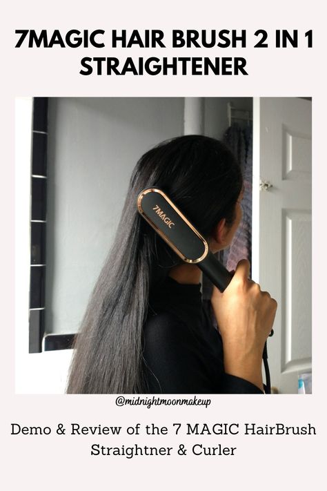 Hot Brush Styling, Brush Straightener, Hair Straightening Brush, Hot Brush, 5 Minute Hairstyles, Wigs Hairstyles, Hair Brush Straightener, Mixed Hair, Hair Straightening