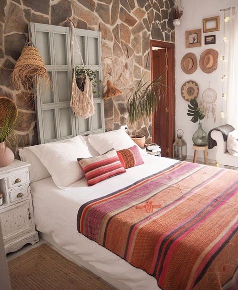 Bohemian Style Bedding, Bohemian Decorating, Rustic Wood Furniture, Interior Remodel, Bohemian Interior, Bohemian Bedroom, Bed Styling, My New Room, Big Deal