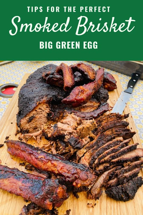 Best Smoked Brisket Recipe, Smoked Beef Brisket Recipes, Brisket Flat, Brisket Oven, London Broil Recipes, Brisket Recipes Smoked, How To Cook Brisket, Big Green Egg Recipes, Green Egg Recipes