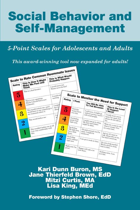 Social Behavior and Self-Management: 5 ... 5 Point Scale, Self Advocacy, Social Behavior, Spectrum Disorder, Emotional Regulation, Behavior Management, Management Skills, Social Emotional Learning, Social Interaction