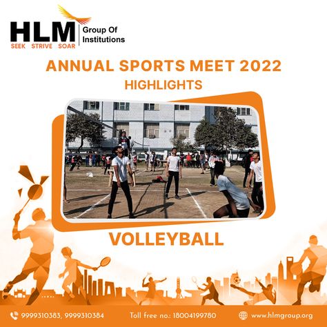 Some sports highlights of the HLM Annual Sports Meet 2022. It was wonderful to see students participating in the event. 
.
.
#HLM #hlmgroupofinstitutions #hlmcollegeghaziabad #sports #annualsportsmeet2022 #sportsmeet2022 #events #inspirationalwords #inspiring #motivation #Education #college #fun #activity #students Motivation Education, Invitation Card Maker, Sports Meet, Sports Highlights, Education College, College Fun, Card Maker, Invitation Card, Inspirational Words